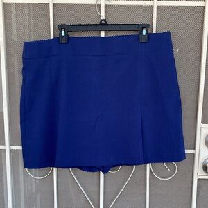 Blue mini skirt size xxl